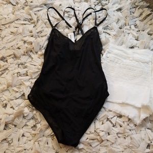 Black Mesh bodysuit